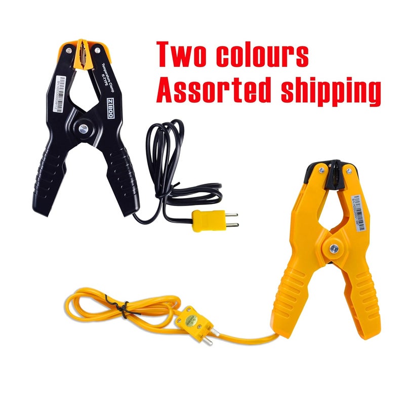ZIBOO ATTPC3 Pipe Clamp K-Type Thermocouple Adapter,Pipe Temperature Clamp for HVAC/Multimeter, Temperature Sensor Probes Measures -40~392℉(-40~200℃) Compatible with Klein Tools - Image 2